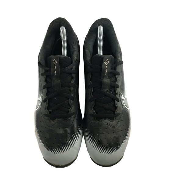 NIKE ALPHA HUARACHE KEYSTONE 4 DIAMOND FAST FLEX BLACK BASEBALL CLEATS DJ6524-01 - Picture 7 of 8